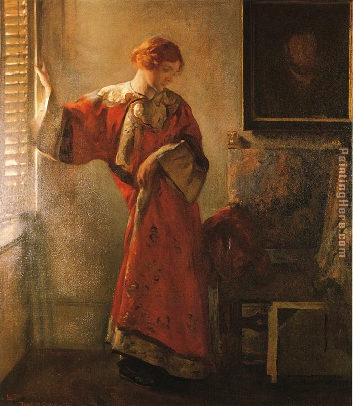 The Window Blind painting - Joseph DeCamp The Window Blind art painting